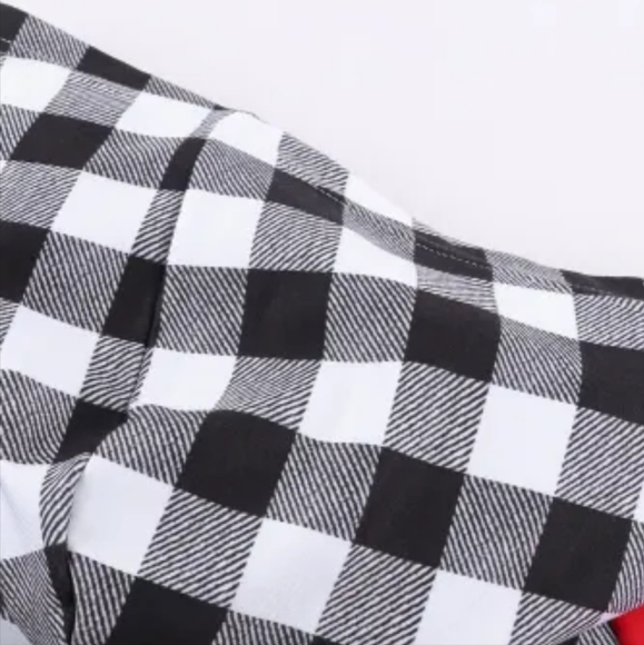 ❤️New Christmas plaid asymmetrical hoodie - Picture 15 of 15